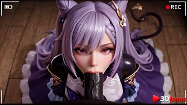 Keqing really wants to get fucked by a huge dick [AI]