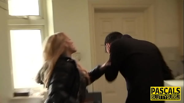 Bdsm slut gags on dick and rides