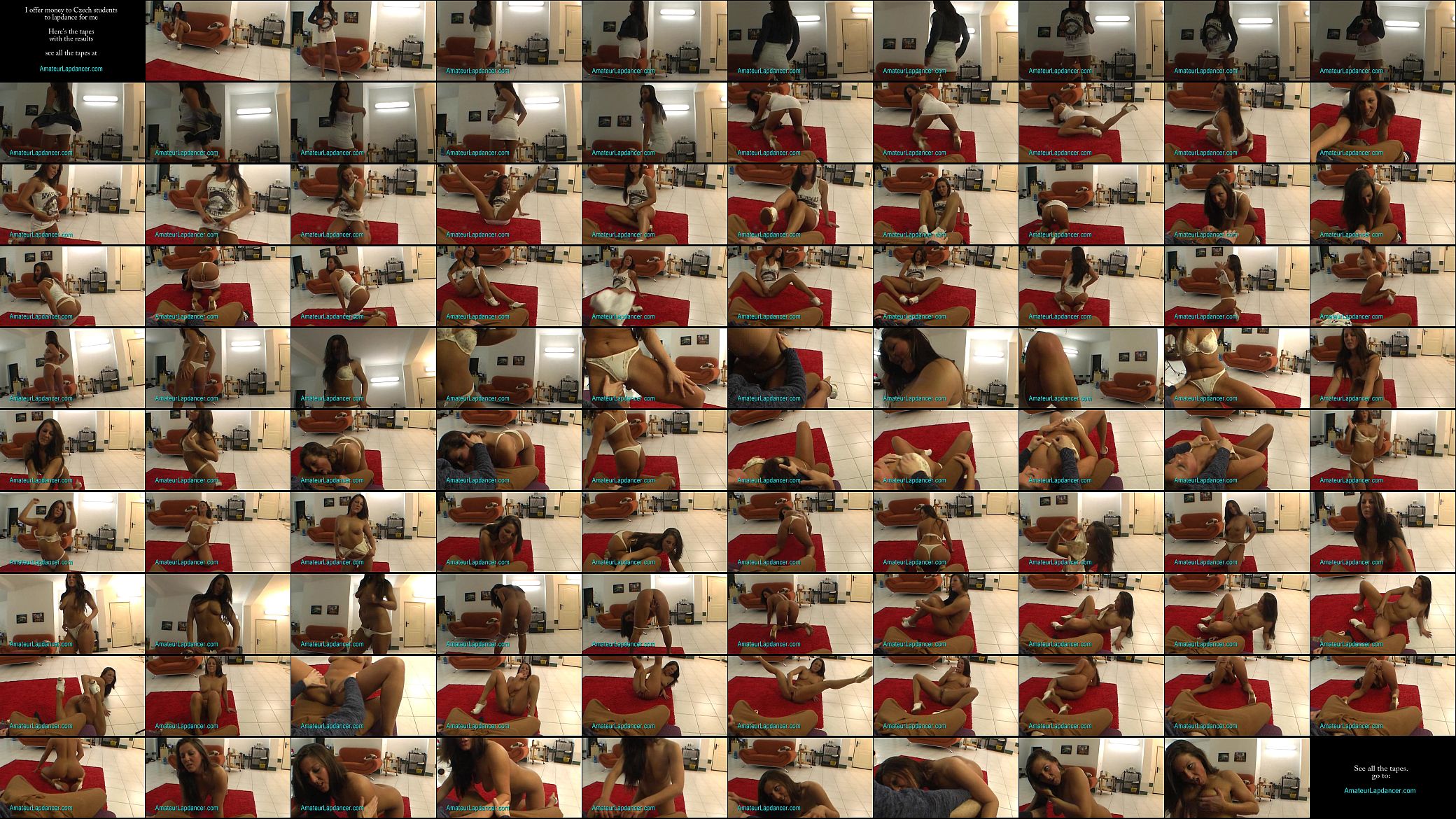 Nasty czech chick lapdances and fingering her pussy 预览图