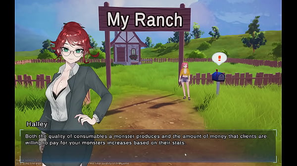 Mating Season [ Hentai Game PornPlay ] Ep.1 Ebony futanari farm girl fucking a wild neko to make her pregnant