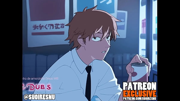 Chainsaw Man Porn between Power and Denji eating each other dubbed in Portuguese Brazil Animated Hentai