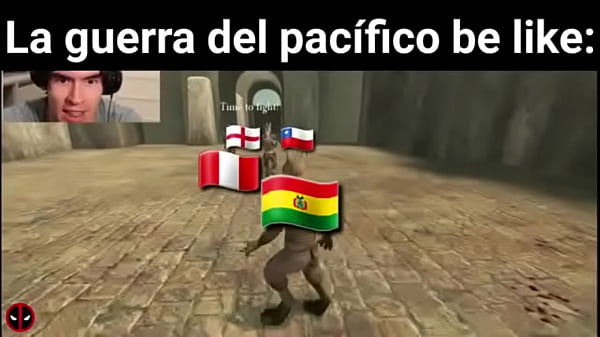 La guerra del pacifico be like: