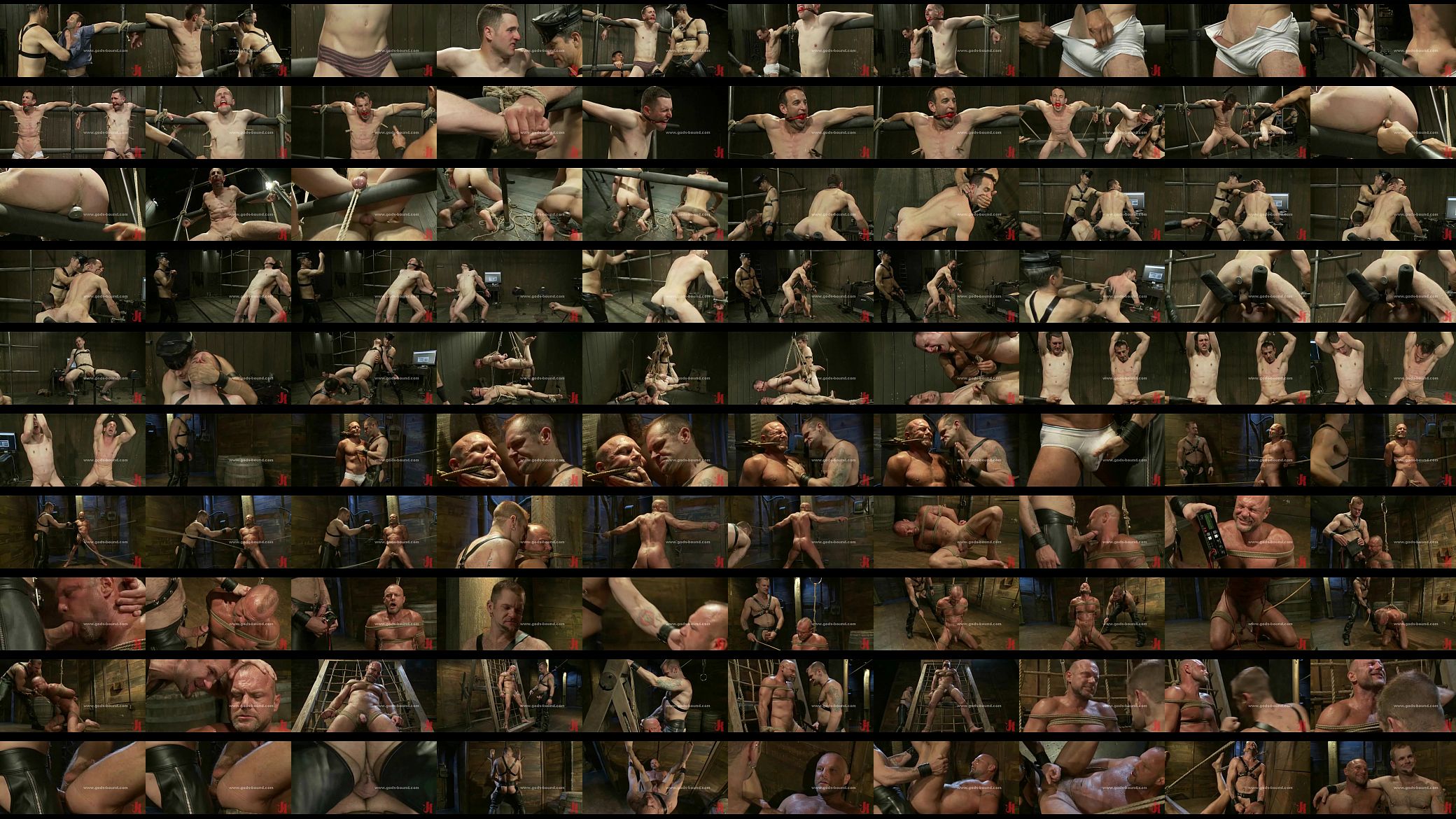 Sexy gay males bound bondage sex 预览图