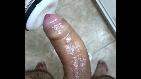 POV Big Uncut Cock Camilo Brown Using An Automa...