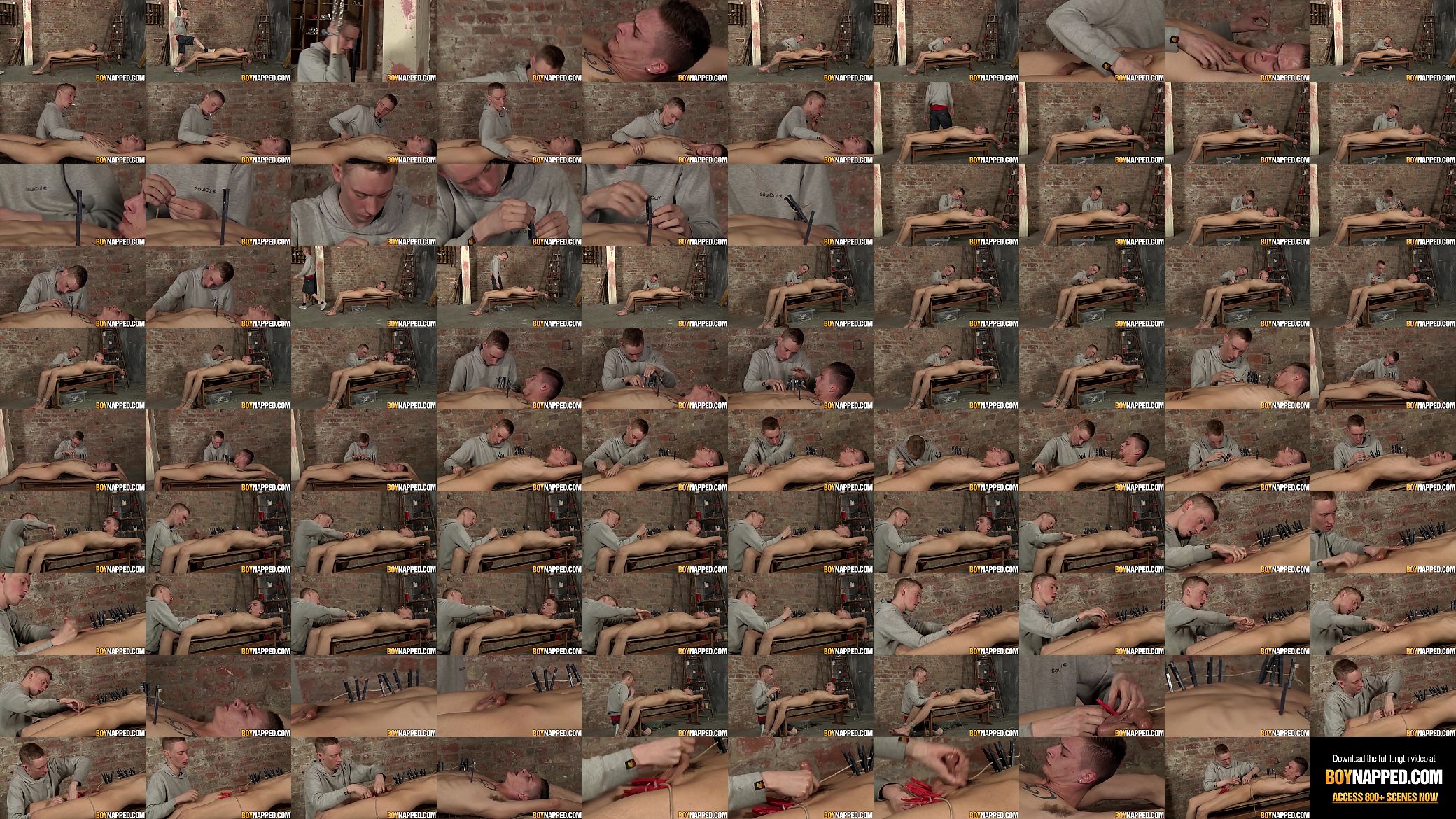 Young dominant male torments helpless sub twink 预览图