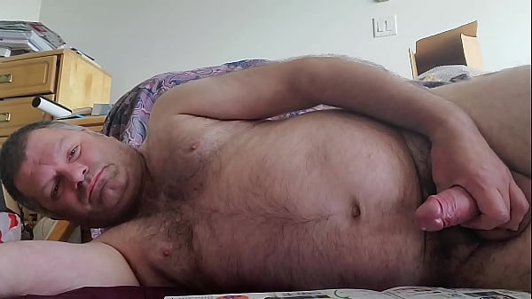 Ejaculation of nude Martin Lavallée