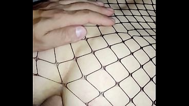 Skinny wife and music hubs in amateur pov anal video