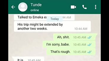 TABOO: Exposing Chat Between sexy Funke and her Neighbor