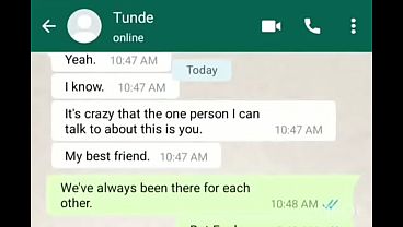 TABOO: Exposing Chat Between sexy Funke and her...