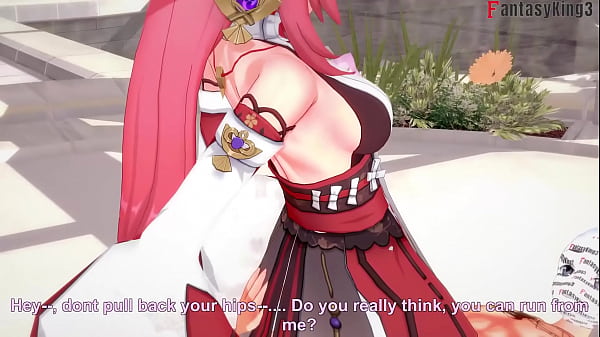 Yae Miko Having sex | 2 | Genshin Impact | Full & Full POV version on PTRN and Sheer: Fantasyking3 (step, ahegao pink haired girl)