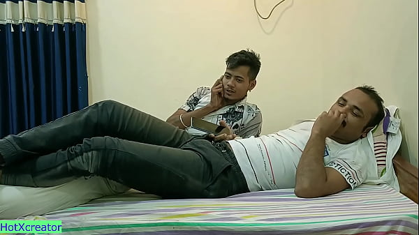 Desi Cheating Girlfriend Shared for Fucking!! Desi Threesome Sex