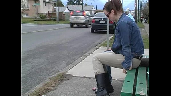 Download Video - ineed2pee - desperation piss wetting alex janessa bus stop embaressment