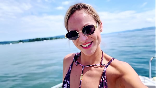 Boat trip true the channel to Zurich lake