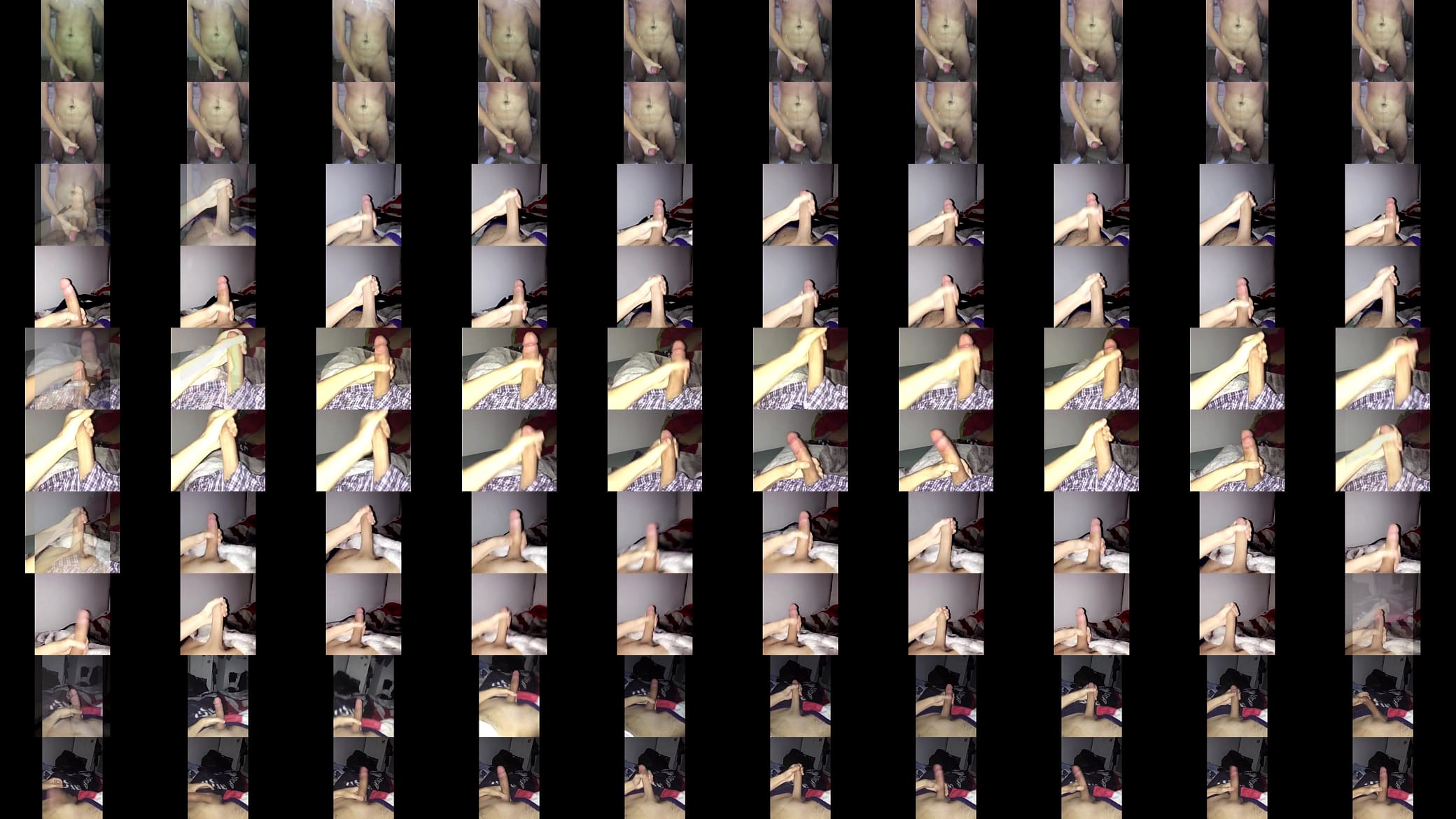 Compilation of me stroking fat long dick and cumming 预览图