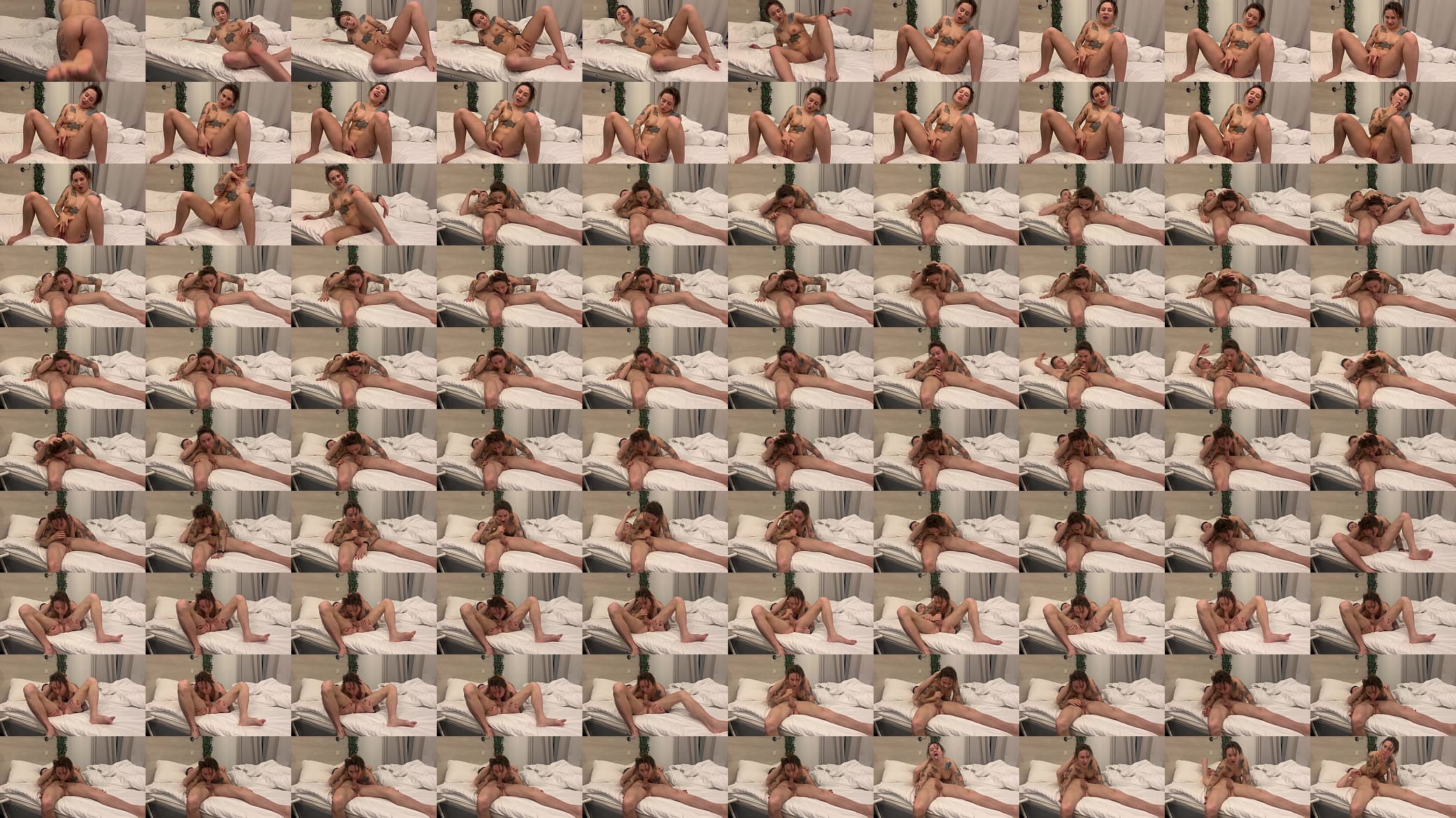 Very deep blowjob from a tattooed bitch to Nick Morris 预览图