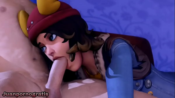 Skye sucking cock Fortnite