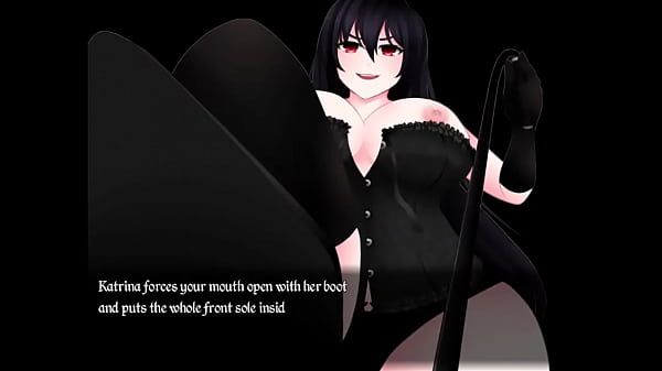 Dominatrix Katrina Makes You Lick Her Boot - Domina