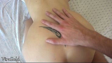 Fucking the tight ass of my ex-girlfriend and cum in pussy