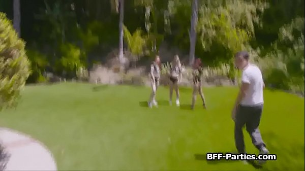 Hold the camera while I fuck these football chicks