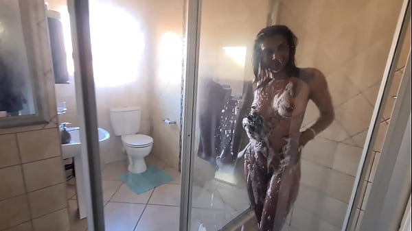Naughty Indian girl taking a sexy shower