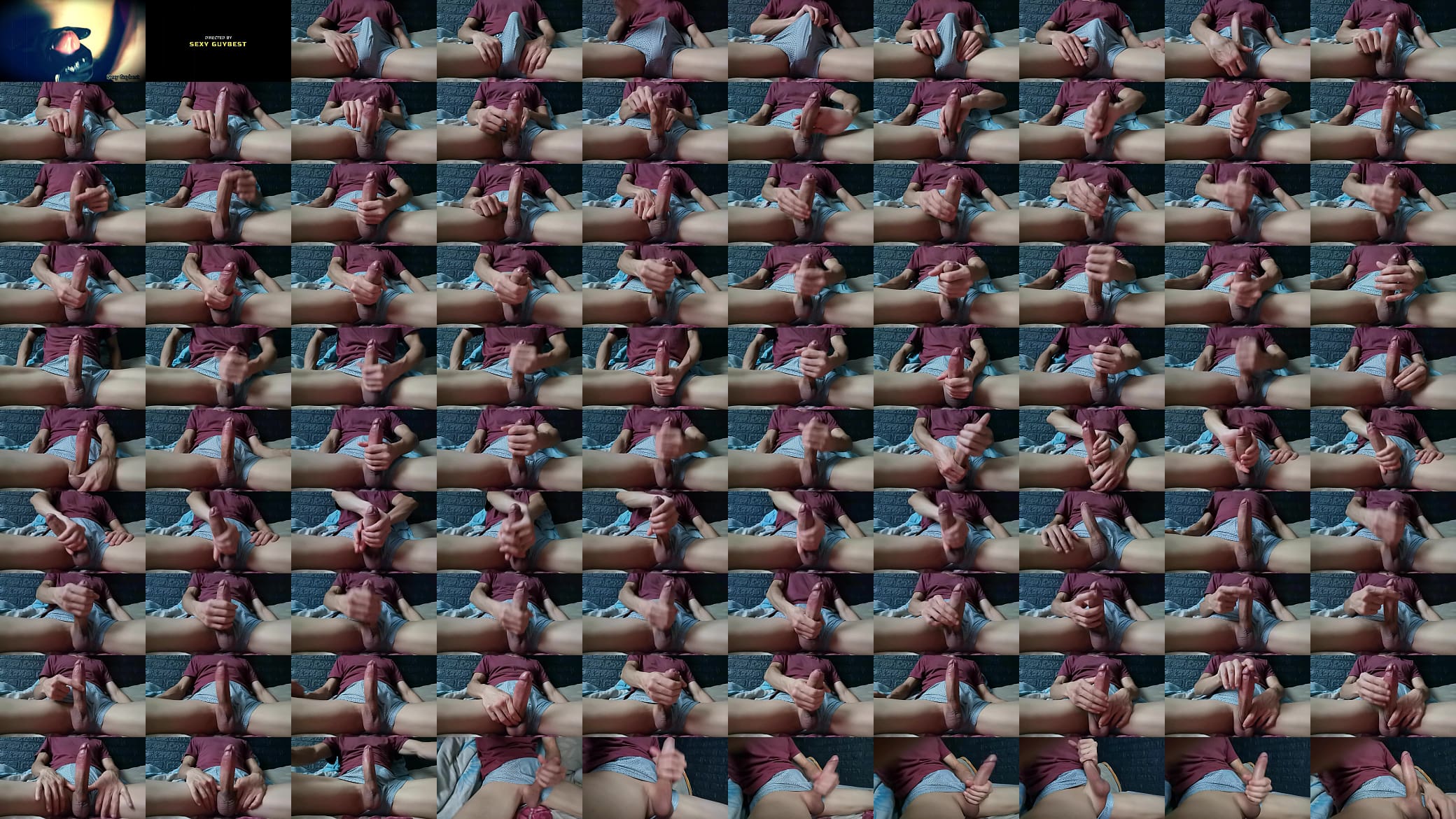 Lonely masturbation of a big juicy cock 预览图