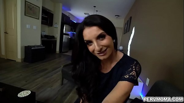 Silvia Saige blowjobs stepsons young cock instead of letting him use the credit card!