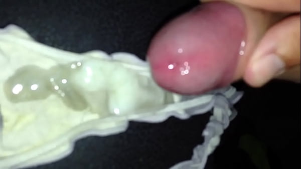 Download Video - Cum on her dirty panties