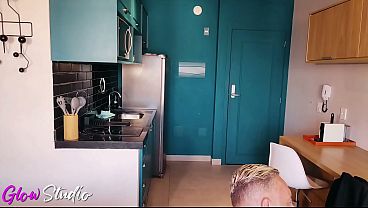 My brother-in-law arrives at the wrong time, ends up helping with filming, can't resist, and fucks my pussy and my ass, ending up cumming inside it (FULL VIDEO ON RED)