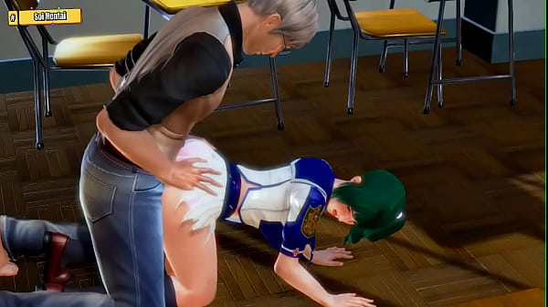 Hentai 3D - The old principal and the cheerleader captain