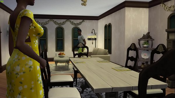 Ebony stepmom and black stepson