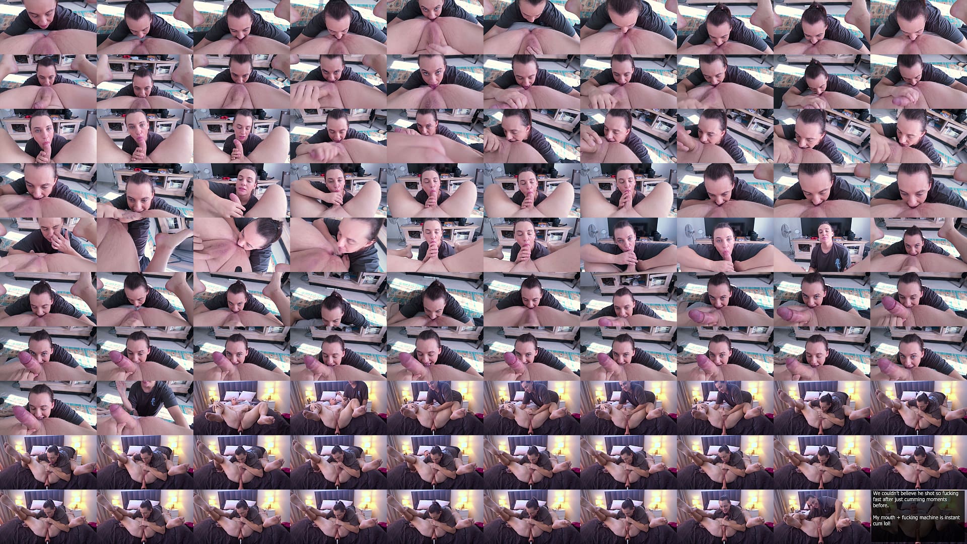 Hands Free Rimjob Blowjob Cumming from Rimming then Second Cumshot from Fucking Machine Prostate Blowjob 预览图