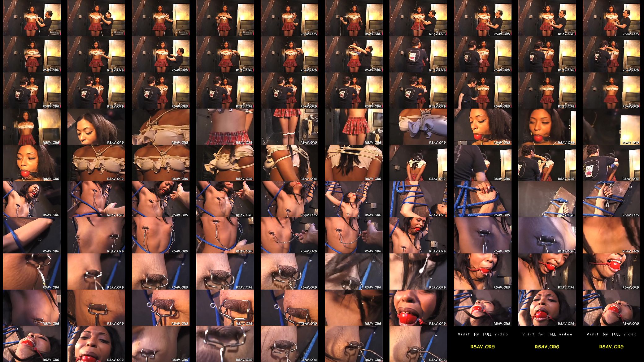Breasty honey gets nipple-t. in sadomasochism style scene 预览图