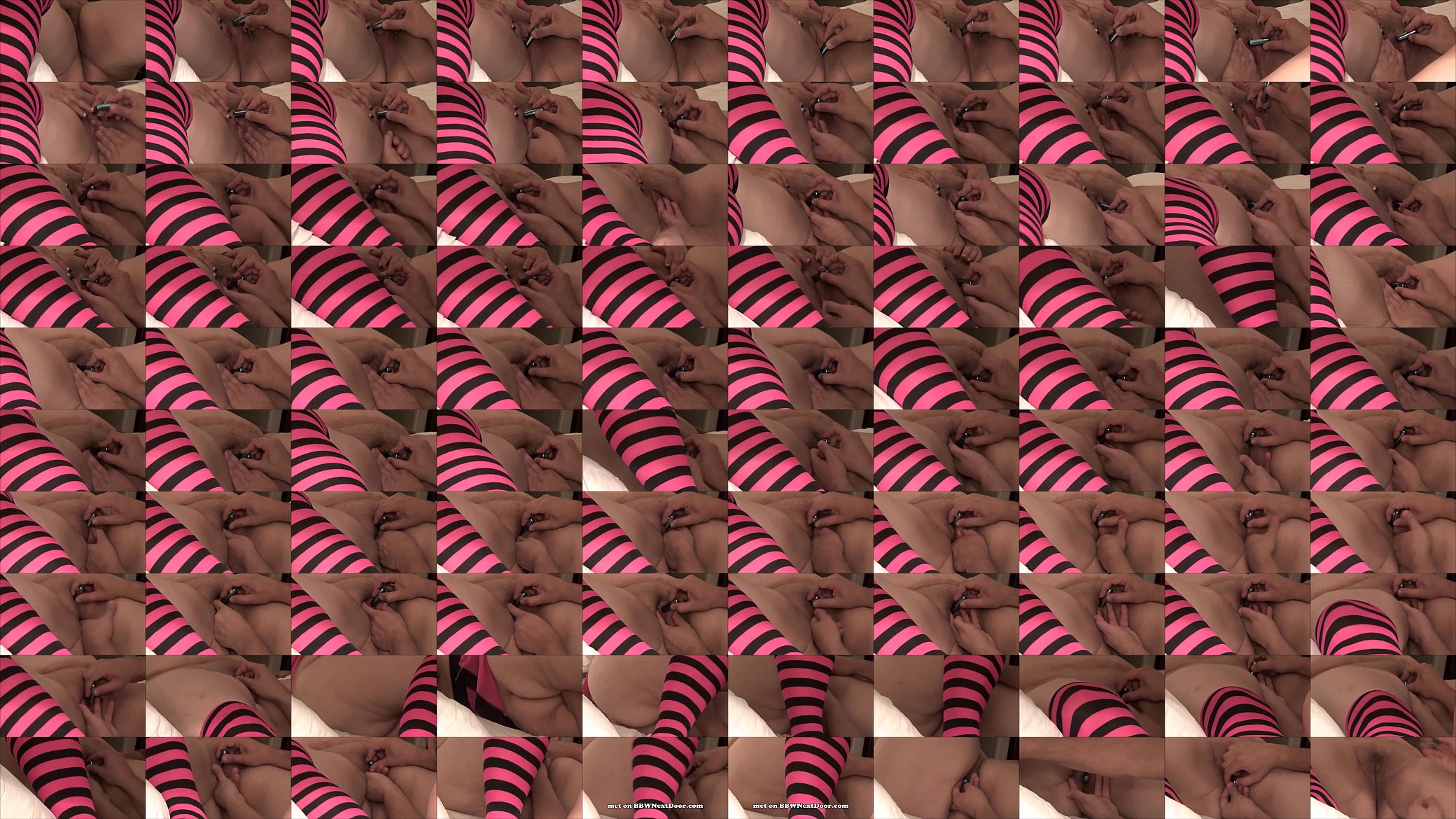 Teasing her BBW Pussy with a Vibrator - Homemade 预览图