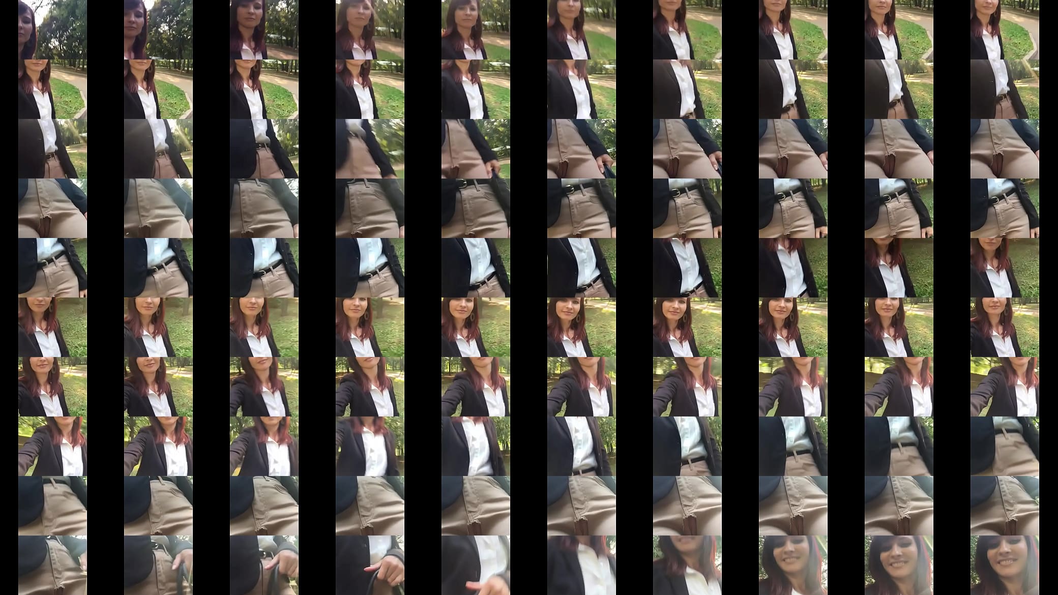 Redhead flashes pussy in public, need name 预览图