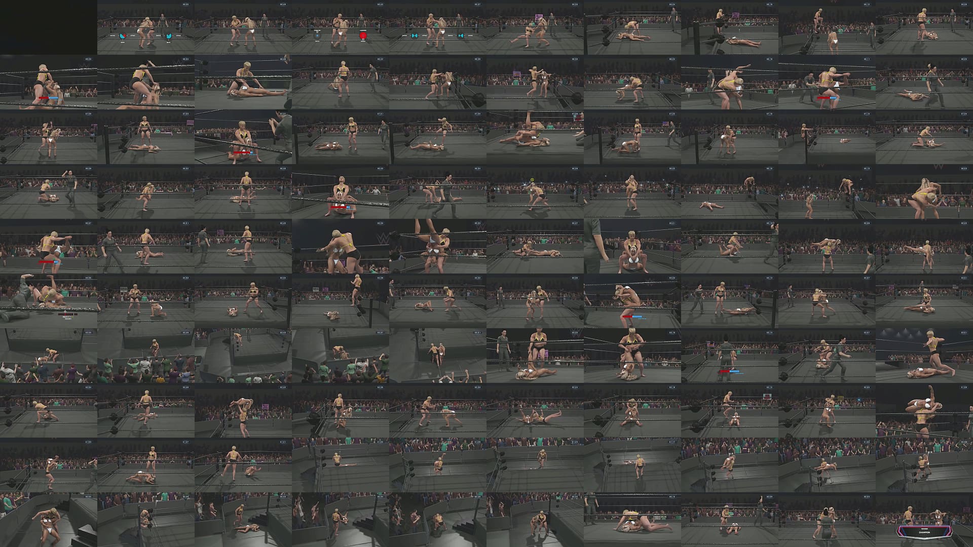 WWE 2k25 Tiffany Sratton Dominated for 10 Minutes 预览图