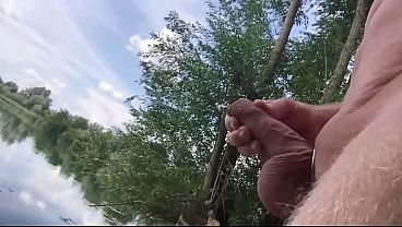 outdoor cumshot 2