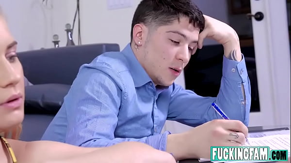 Taylor Blake Her Doing Homework With Stepbro Dick