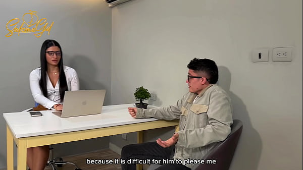 Horny psychologist fucks couple - part 1