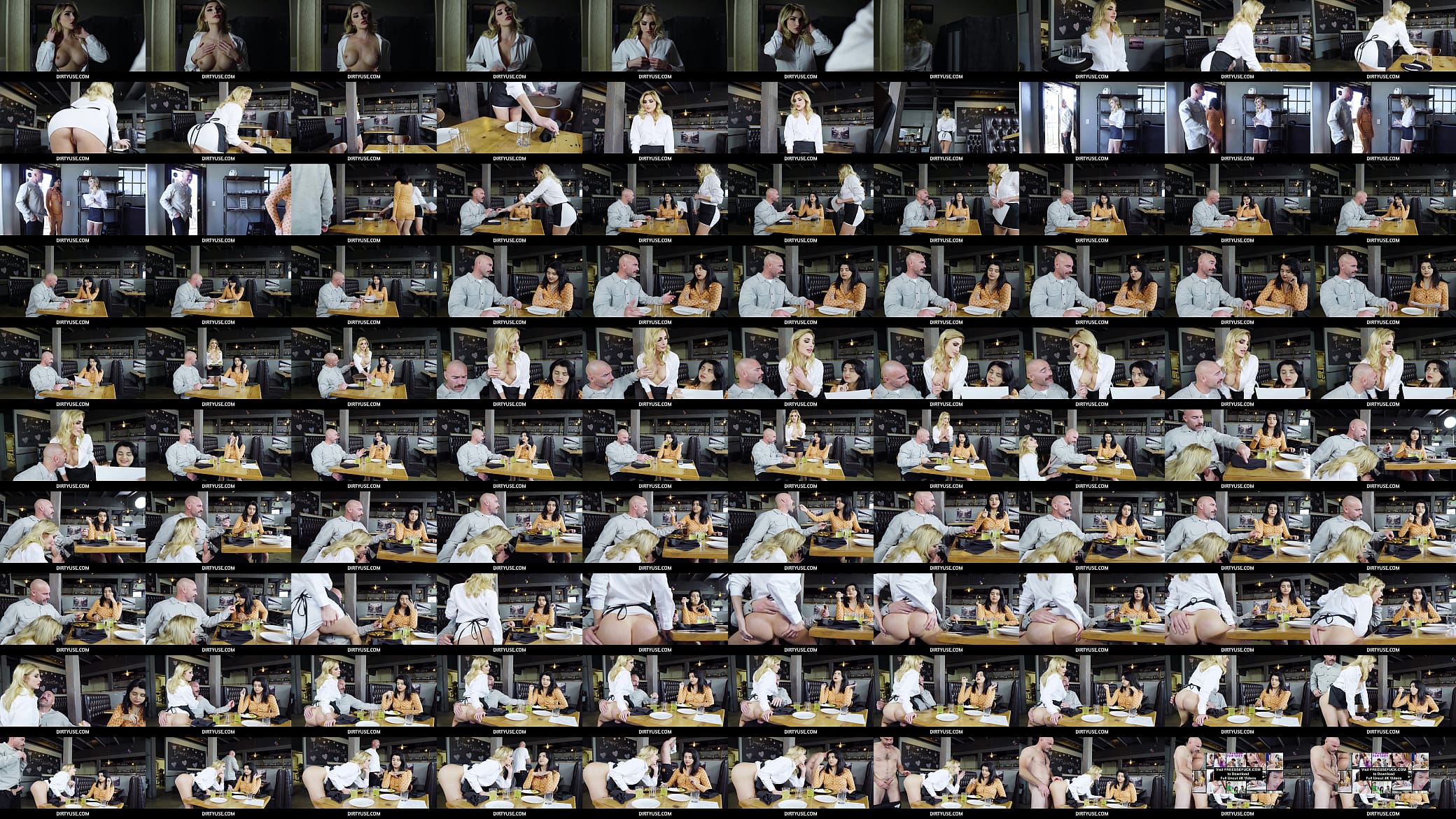 DirtyUse -  Freeuse Big Tits MILF Waitress Fucked By Customer In Front Of His Wife - Kenzie Anne, Leda Lotharia Freeuse 预览图