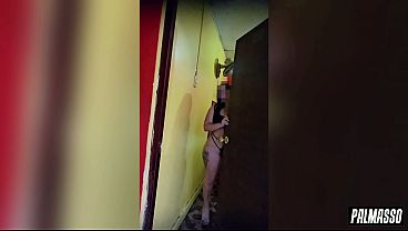 You came on my buttocks, you're a pervert! - Big ass is visited in her room and fucked by a hot stranger