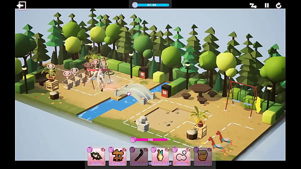 Download Video - Cute Honey Bunny Girl &lbrack; Hentai Game PornPlay &rsqb; Ep&period;2 rough doggystyle after a romantic date in the park