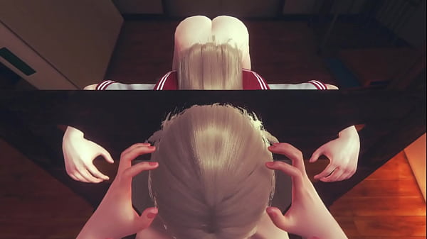Futa Fuck Teen Femboy in Ass and Cum on Body and College Uniform / Futanari 3D Animation Family