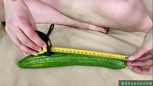 FRESH CUCUMBER PUSSY FUCKED ORGASM