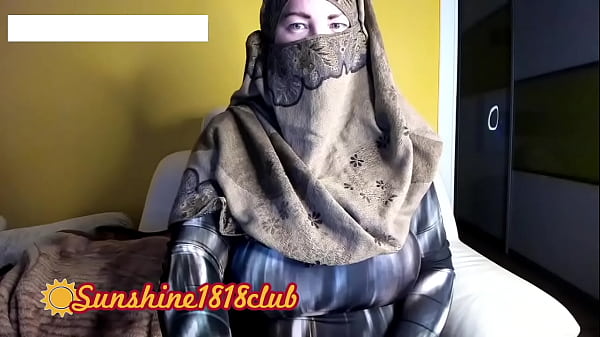 Indian wife in Hijab big tits nipple play on cam recorded November 14th