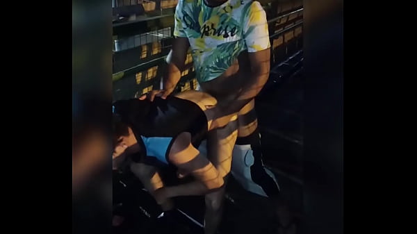interracial threesome with a white guy and two ...