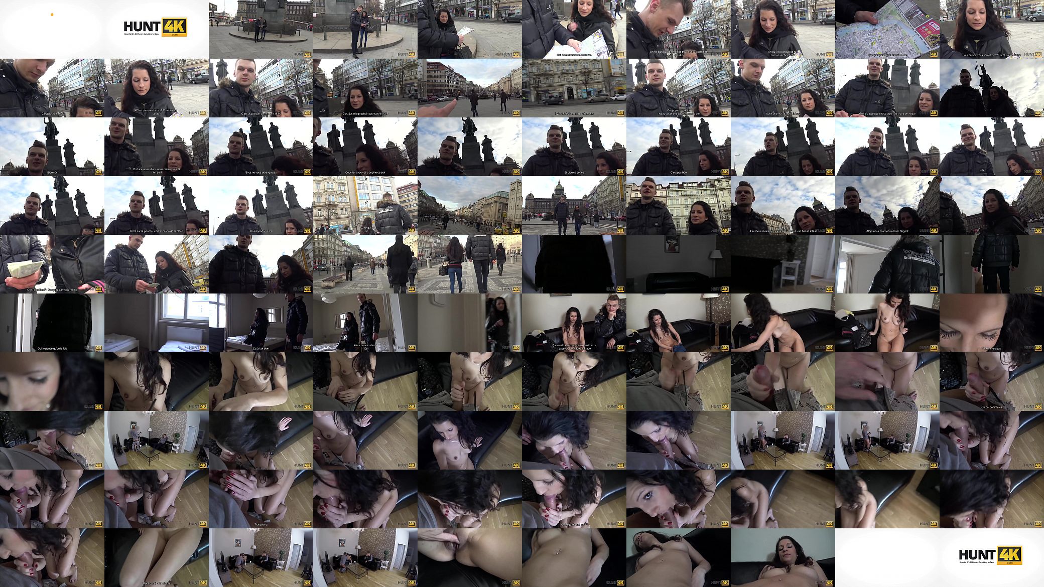 HUNT4K. La superbe brune Jocelyne Z se fait ramoner la chatte ras&eacute;e pour de l&#039;argent 预览图