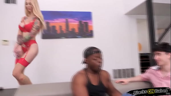 Busty wife sucking husbands friends bbc