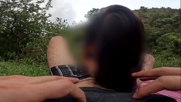 Picnic with my sexy best friend in a dress ends with my cock in her tight pussy. Real home video