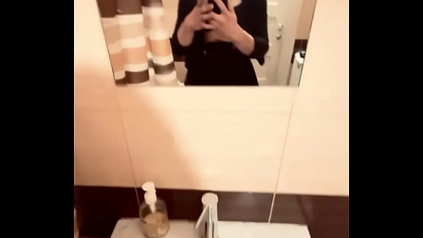 Sexy tranny girl Cum1ra fucks herself with a dildo in the ass with all her might to techno
