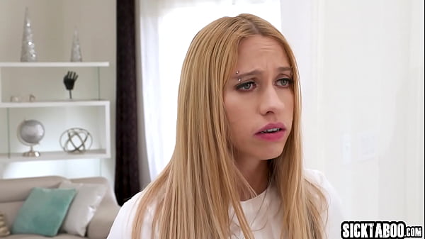 Teen stepdaughter Khloe Kapri experienced rough anal sex by her big cock stepfather